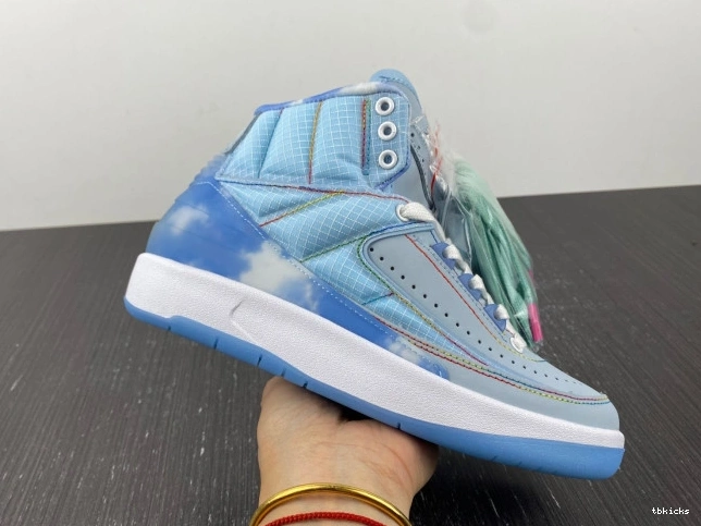 Reps TBK Retro Jordan J 2 Balvin DQ7691-419 0712